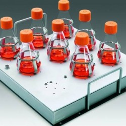 1250 мкл наконечники без фильтра Gluvex в штативе, стерильные, апирогенные, не содержат ДНКазы и РНКазы, 96×50 шт./уп.